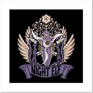 NIGHT ELF - CREST Posters and Art